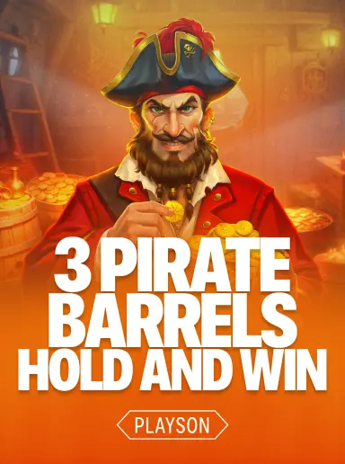 3 Pirate Barrels